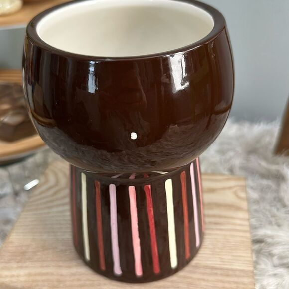 Target Threshold Brown Ceramic Face Planter 2024 New With Tags See Description* - Picture 10 of 17